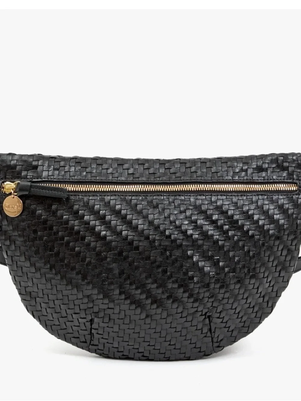 Clare V. Grande Fanny Woven Black Crossbody bag - Picture 2 of 5